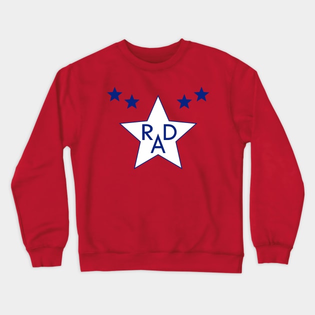 Rad Racing Crewneck Sweatshirt by triggerleo